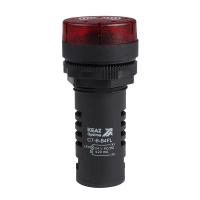 Зуммер с непрерывным сигналом OptiSignal Compact D22 С7-B-B4CL красн. с подсветкой 24В AC/DC КЭАЗ 362176