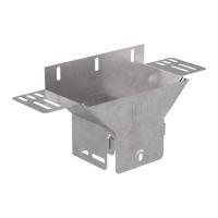 Ответвитель для лотка вертикальный 100х100 с крышкой Стандарт Промрукав PR16.10936