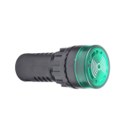 Зуммер с непрерывным сигналом OptiSignal Compact D22 С7-B-B3CL зел. с подсветкой 24В AC/DC КЭАЗ 362175