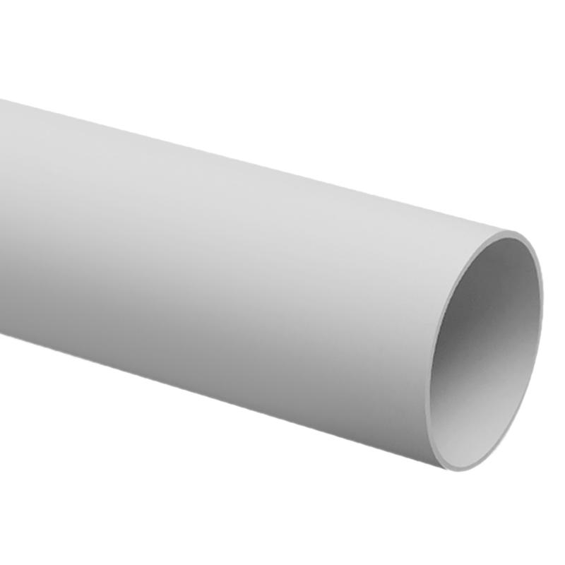 Труба гладкая ПВХ жесткая легкая d16мм сер. (дл.2м) TOKOV ELECTRIC TKE-THG-PVC-16-2-C06