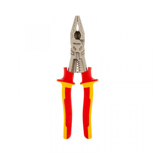 Плоскогубцы многофункциональные диэлектрические 230мм Kranz KR-12-4651-3